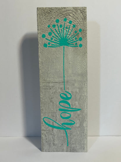 Expression Blocks - Hope - Grey + Teal