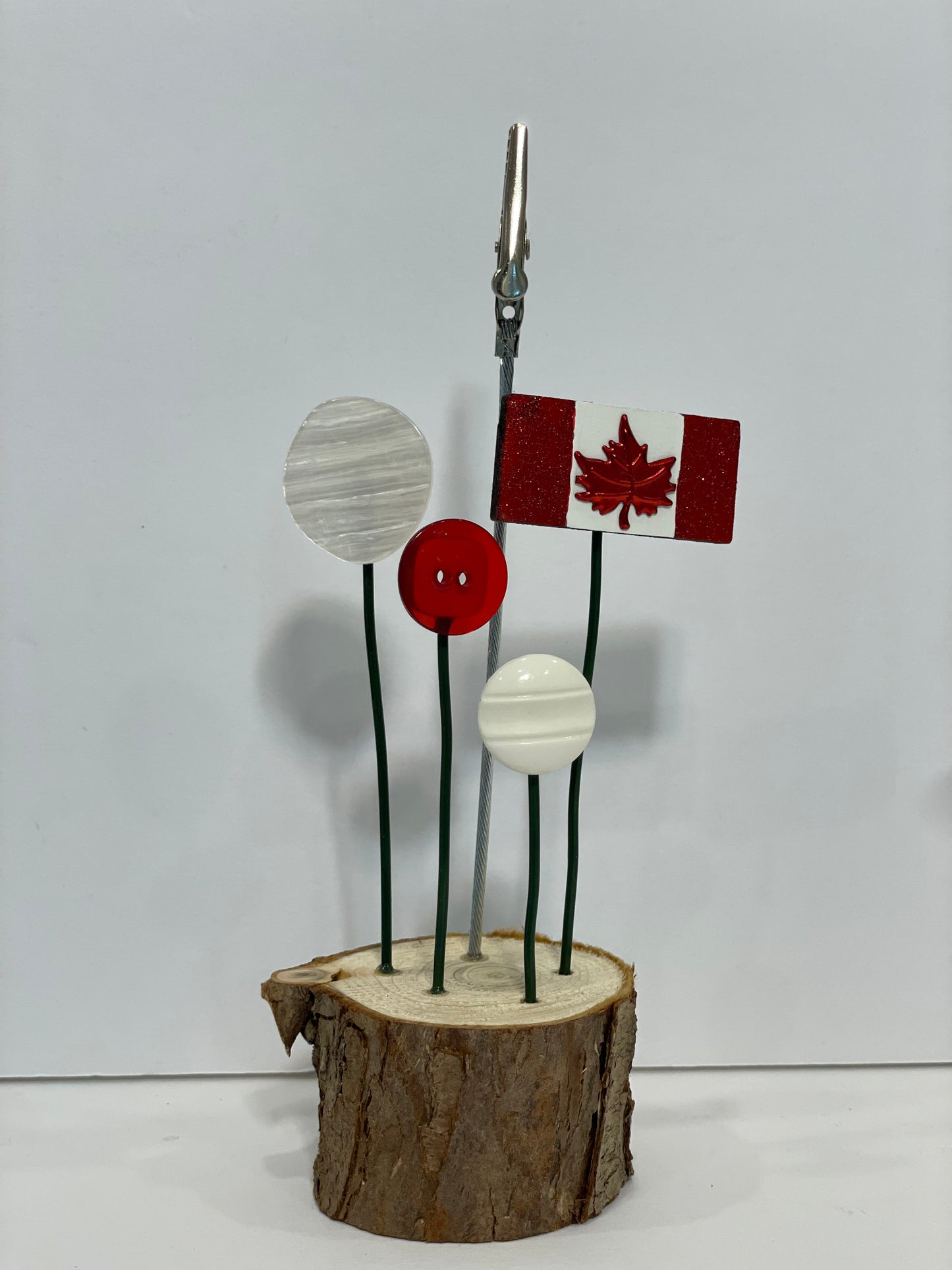 Oh Canada! Collection - Photo Holder - Log with Flag