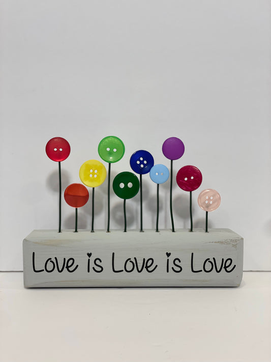 Expression Blocks - Love is Love is Love with Rainbow Garden