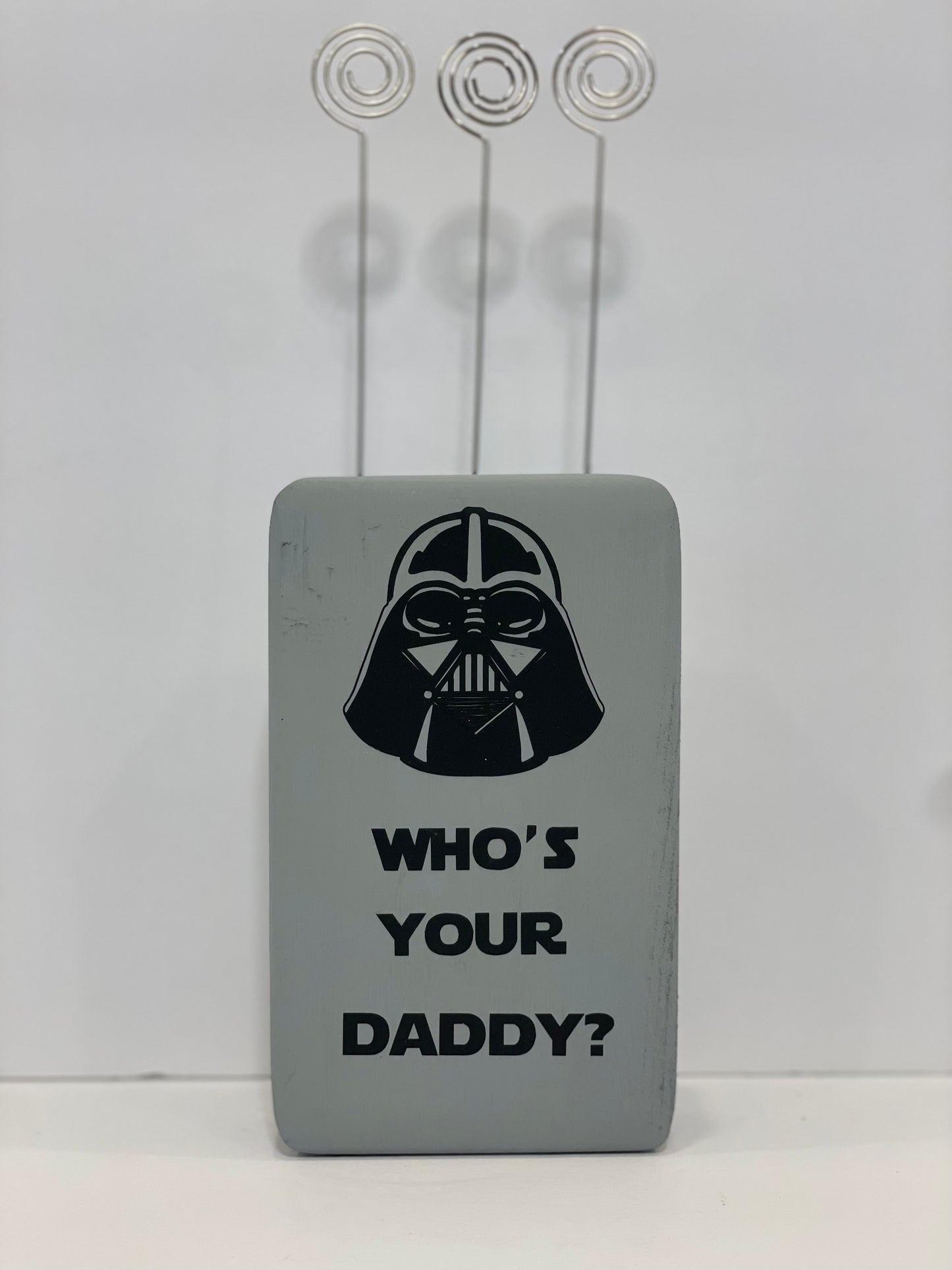 Father's Day Photo Holder - Vadar - Who's Your Daddy?