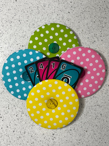 Handy Helper Cardholder - Polka Dot 4 Pack