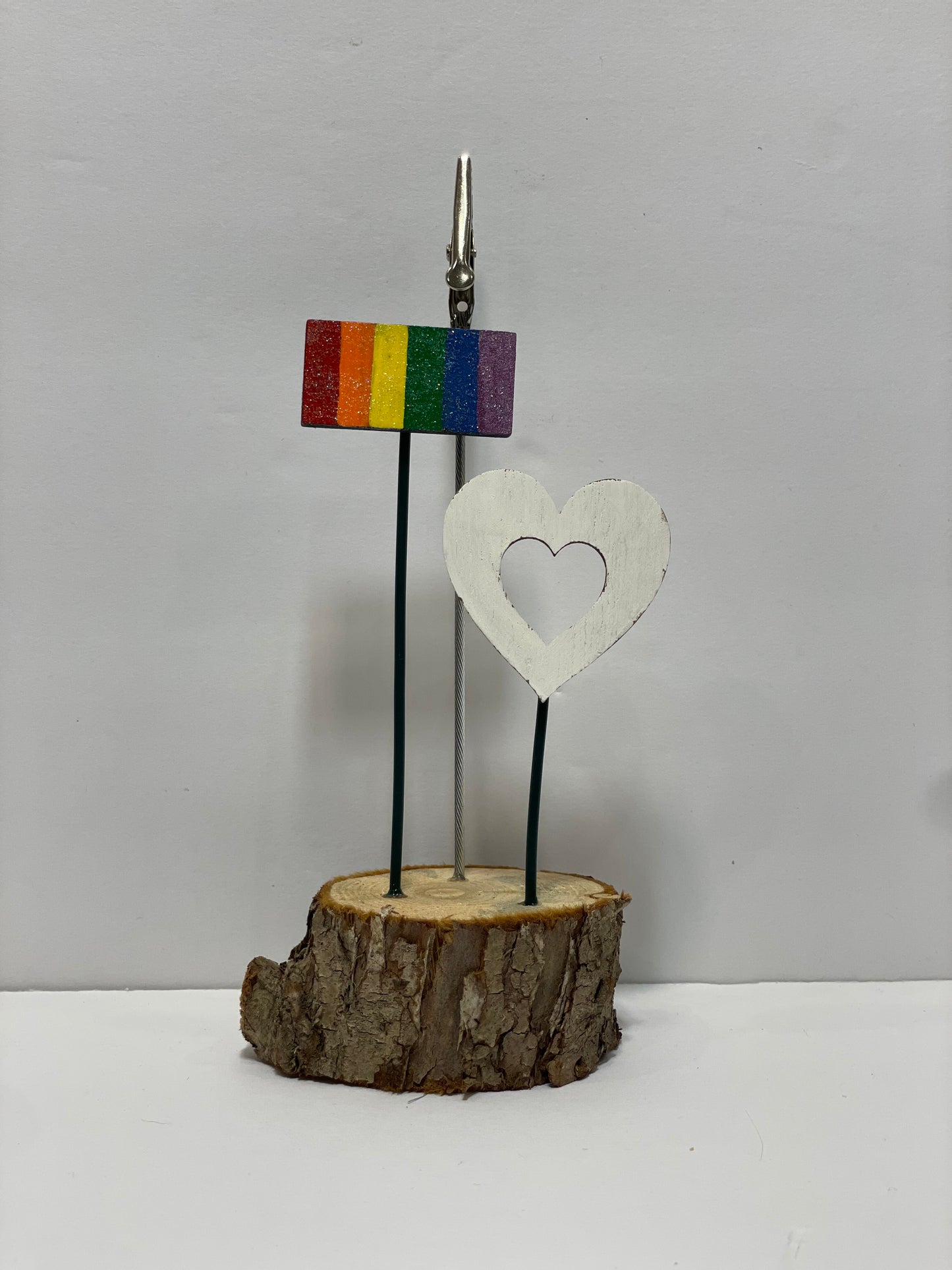 Expression Blocks - Love is Love - Log with Cut Out Heart