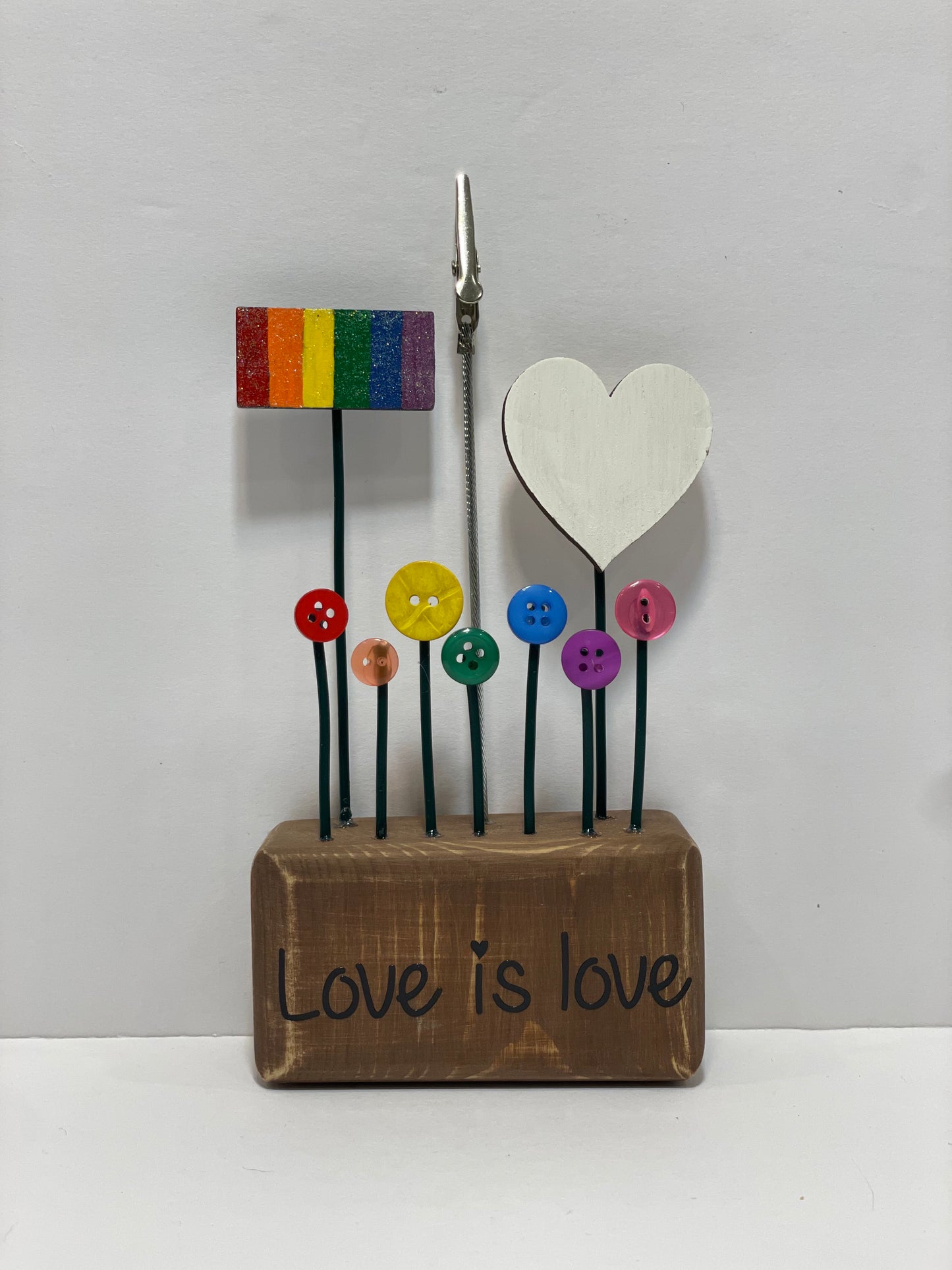 Expression Blocks - Love is Love - Brown with Pride Flag