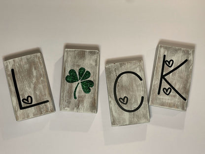 Reversible Blocks - LOVE + LUCK