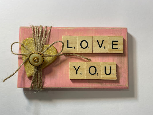 Scrabble Mini Blocks - Love You